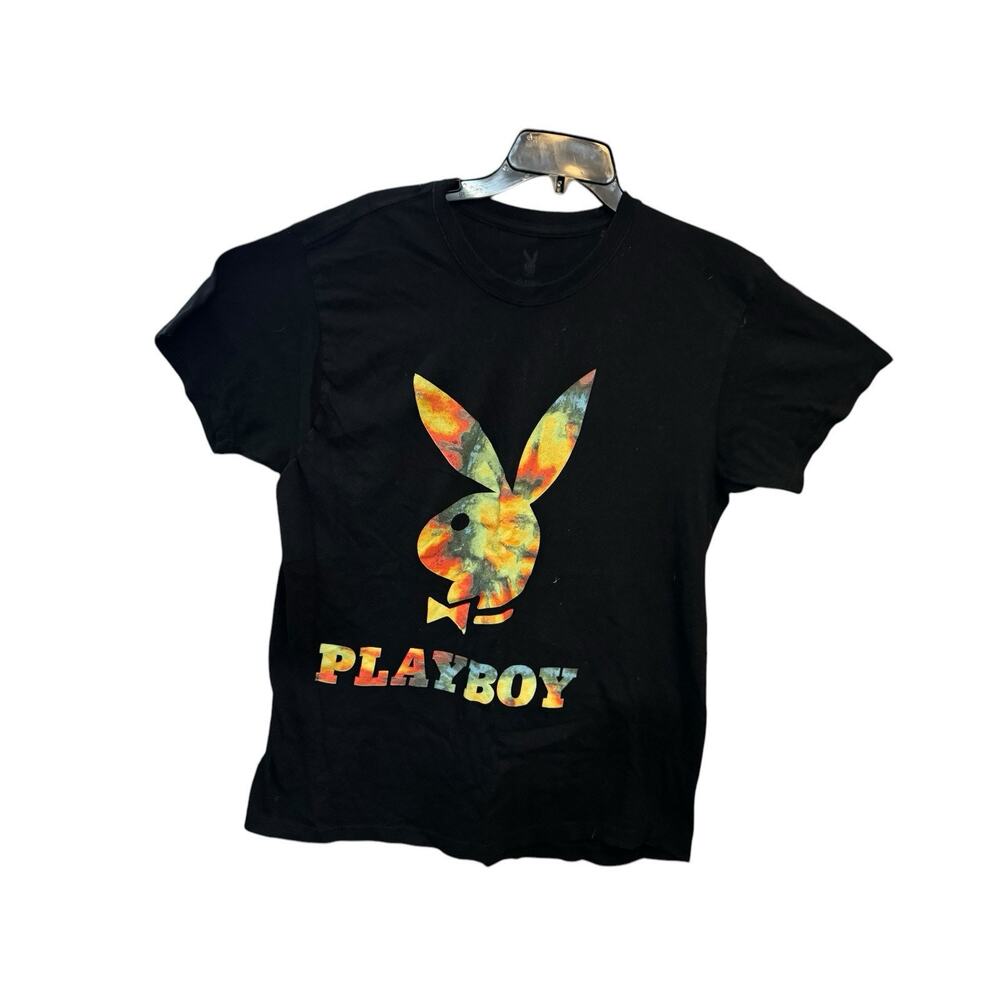 Playboy Tie-Dye Logo Graphic T Shirt Authentic Mens Size L